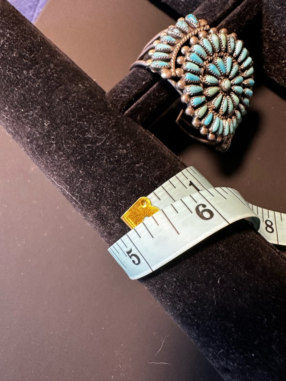 Navajo Turquoise Silver 925 Girls Bracelet Artist FM Begay - Picture 4 of 14